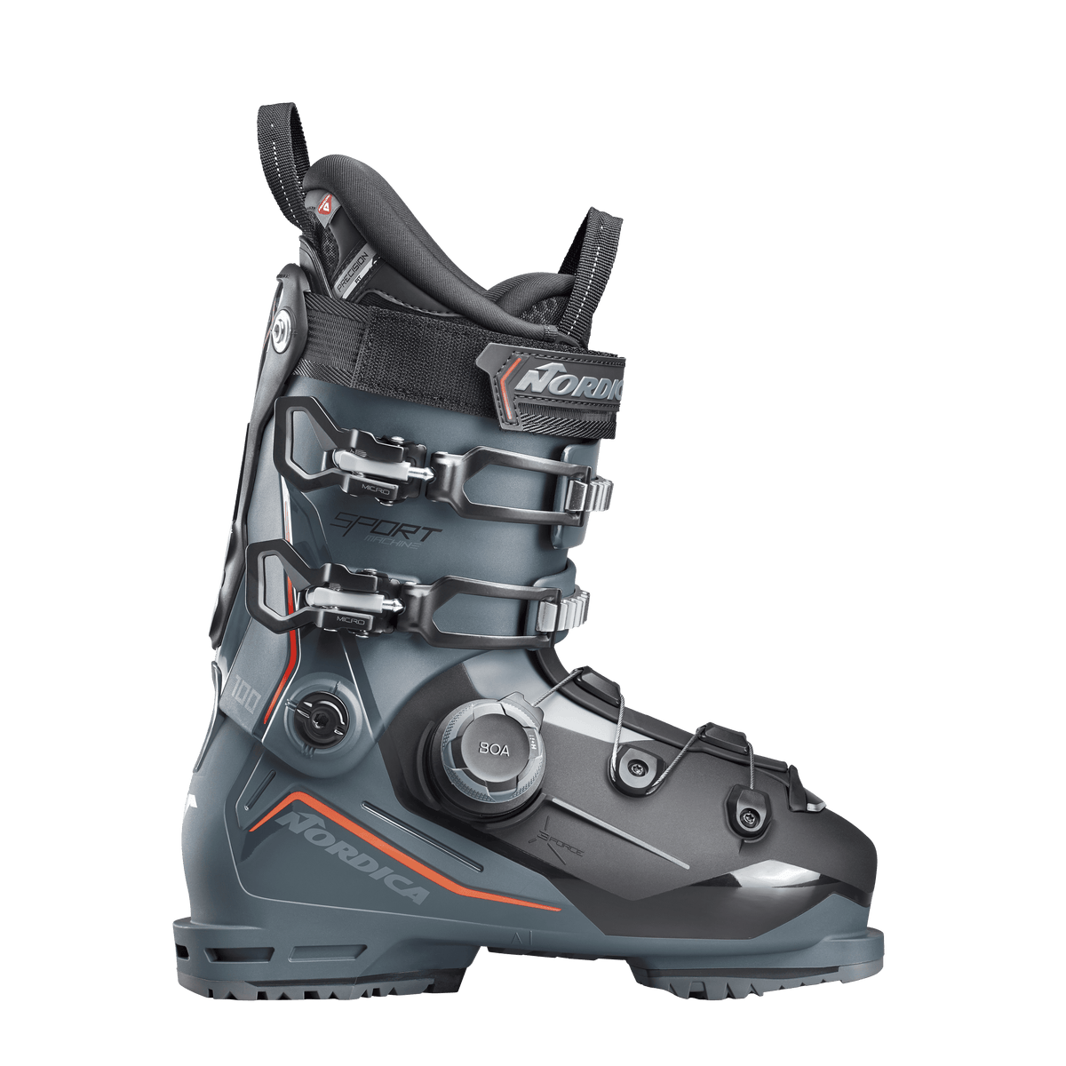 Nordica SPORTMACHINE 3 100 BOA Ski Boots 2026 - Green / Black / Red