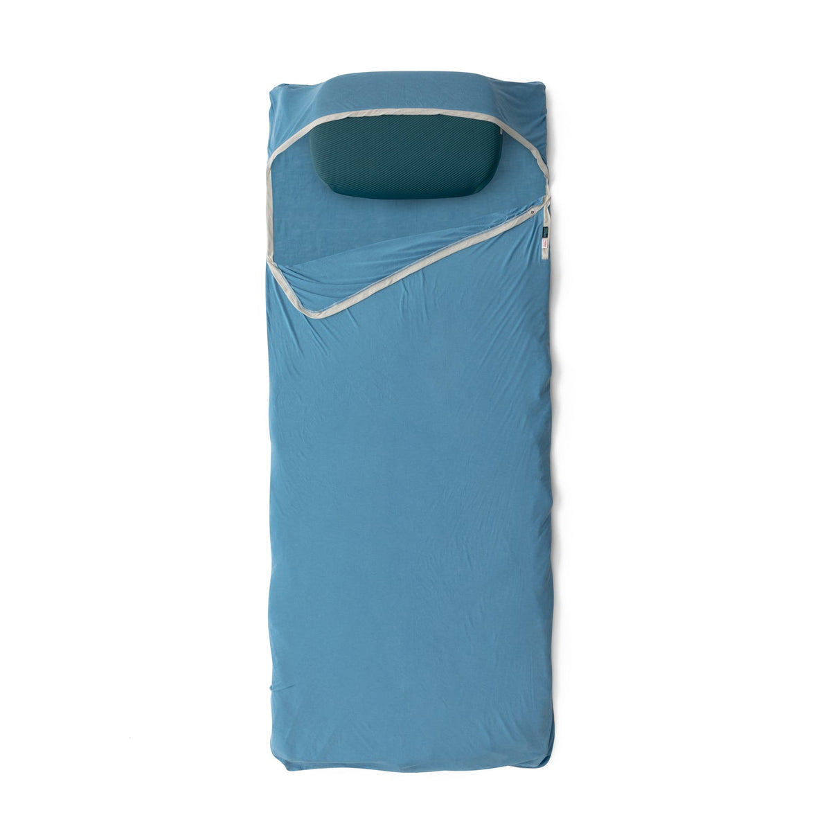 Sea to Summit Breeze Lightweight Liner - Cendre Blue - Rectangular w/ Pillow Sleeve
