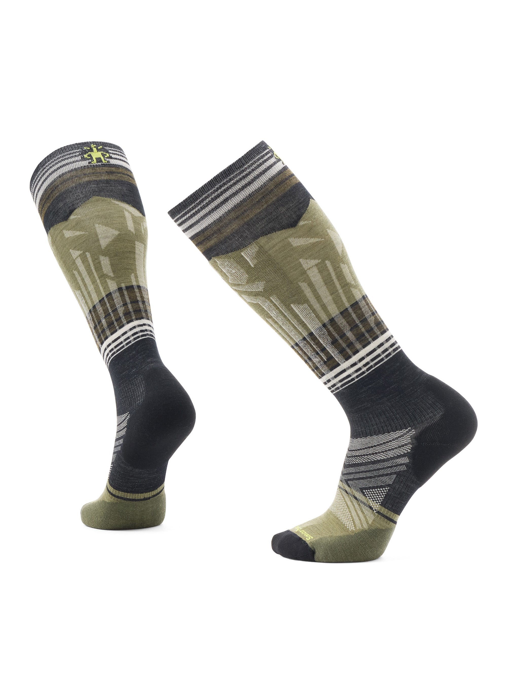 Ski Targeted Cushion Summit Shot Otc Socks - Black
