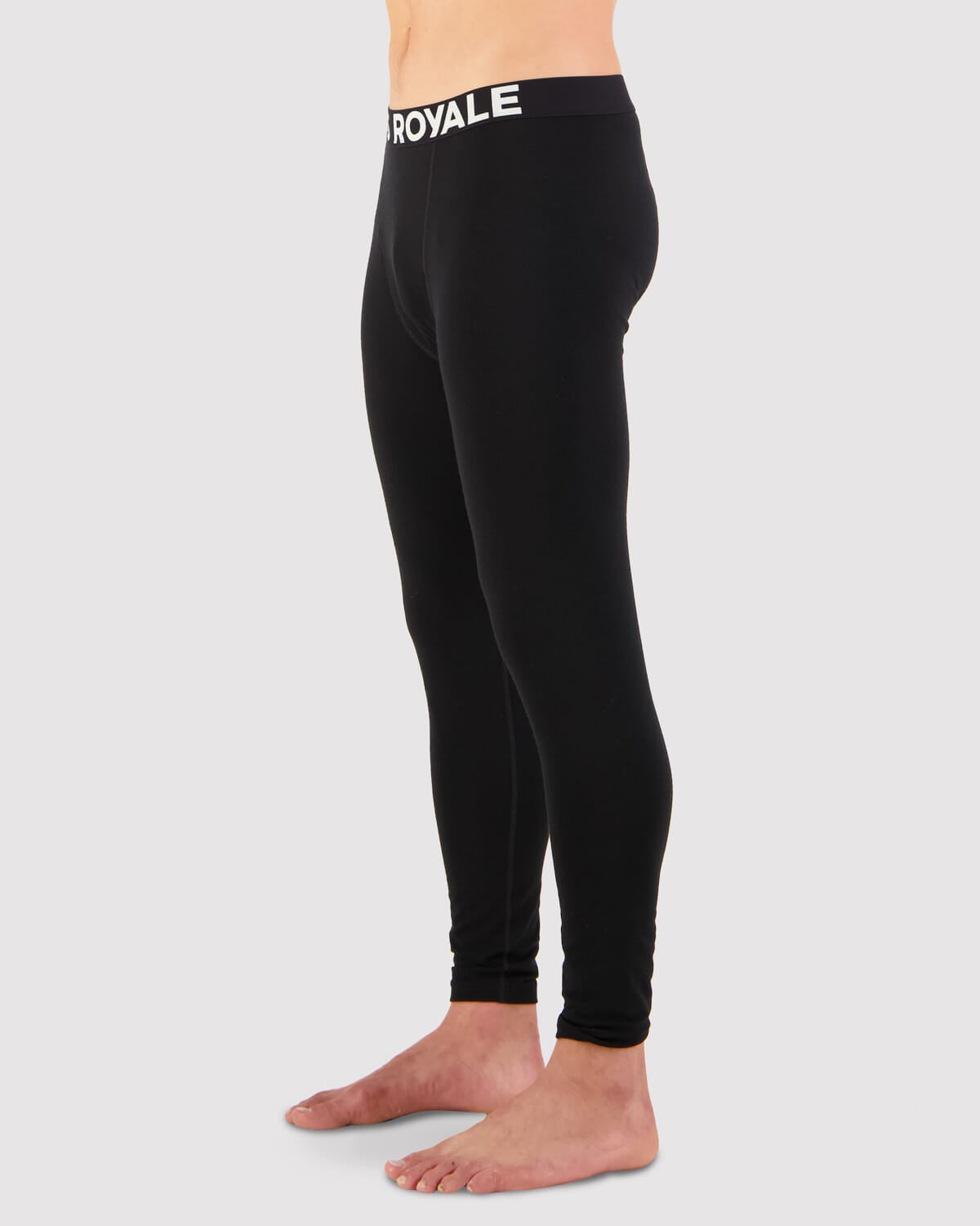 Mons Royale Men's Cascade Merino Flex 200 Legging - Black - full length 100502