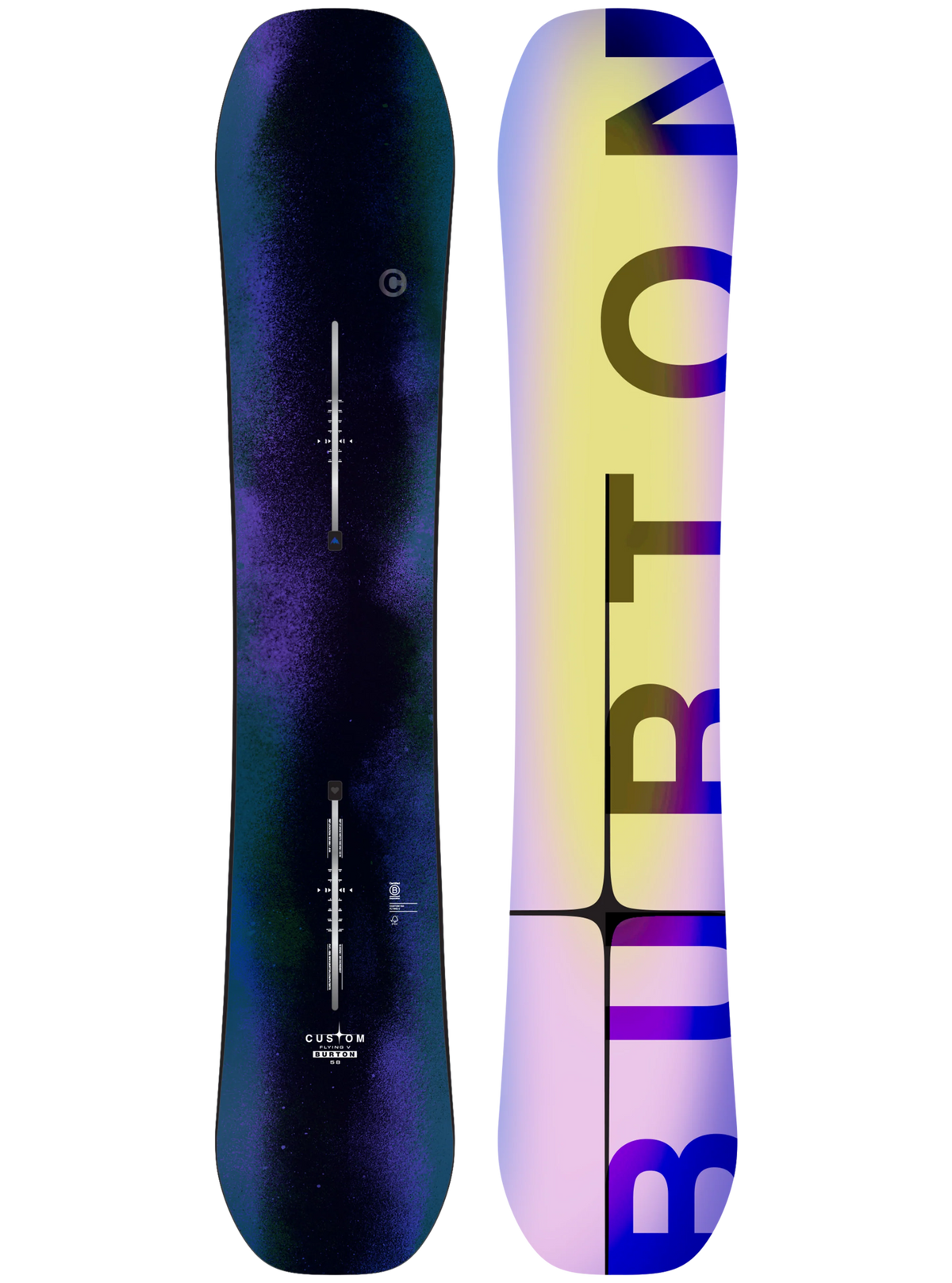 Burton Men's Custom Flying V Snowboard - Faded
