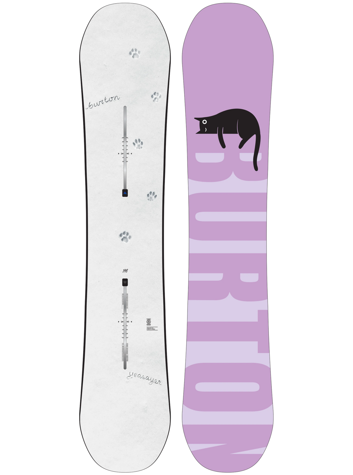 Burton Women's Yeasayer Flying V Snowboard - Paws