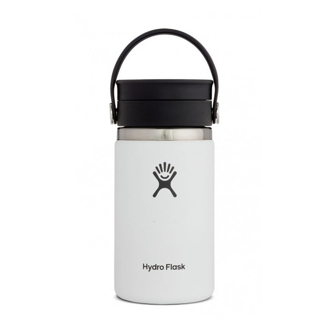 Hydro Flask 12 oz Coffee Wide Mouth w Flex Sip Lid - White