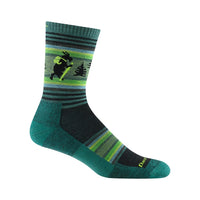Darn Tough 5003 Willoughby Micro Crew Lightweight With Cushion Men's Hike Trek - Willow