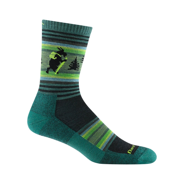 Darn Tough 5003 Willoughby Micro Crew Lightweight With Cushion Men's Hike Trek - Willow