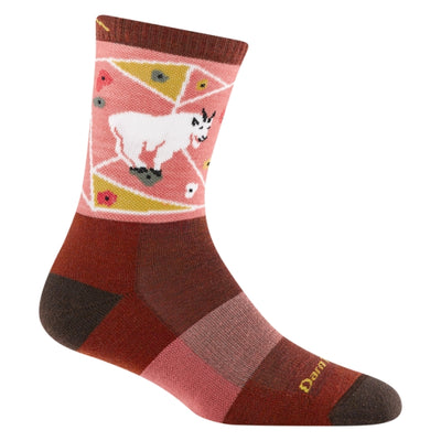 Darn Tough 5001 Critter Club Micro Crew Lightweight With Cushion Women's Hike Trek - Canyon