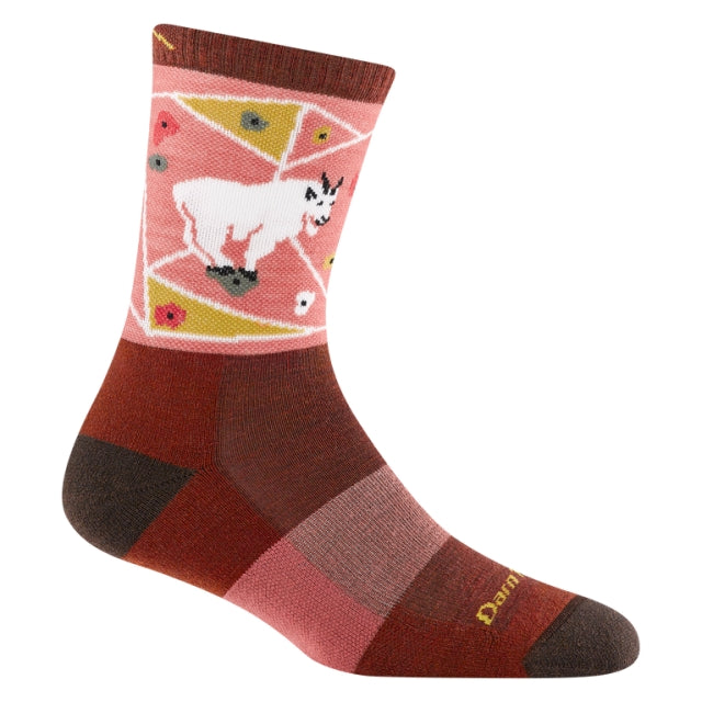 Darn Tough 5001 Critter Club Micro Crew Lightweight With Cushion Women's Hike Trek - Canyon