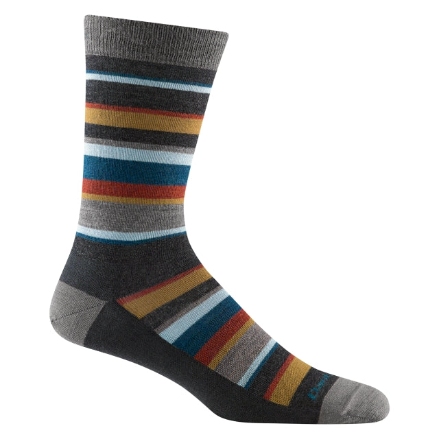 Darn Tough 6090 Men's Druid Crew Lightweight Lifestyle Sock - Charcoal