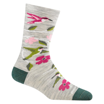 Darn Tough 6121 Women's Birds of a Feather Crew Lightweight Lifestyle Sock - Midnight