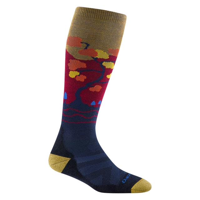 Darn Tough 8046 Women's Enchanted Over-the-Calf Midweight Ski & Snowboard Socks - Autumn