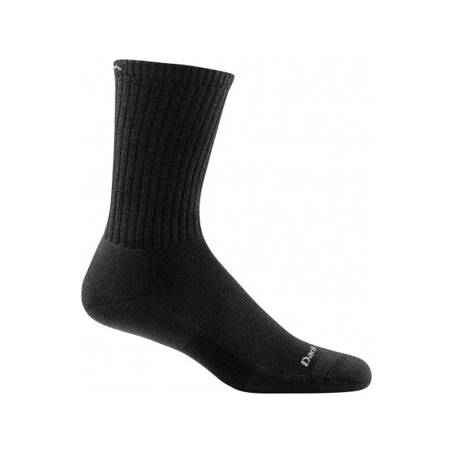 Darn Tough 1657 Lifestyle Crew Lightweight with Cushion Sock - Black