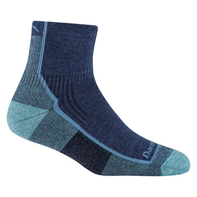 Darn Tough 1958 Women's Hiker Quarter Midweight Hiking Sock - Blue Jay