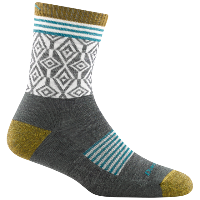 Darn Tough 1977 Women's Sobo Micro Crew Lightweight Hiking Sock - Gray