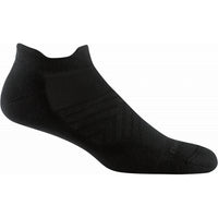 Darn Tough 1054 Run No Show Tab Ultra-Lightweight with Cushion Sock - Black