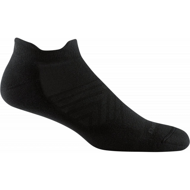 Darn Tough 1054 Run No Show Tab Ultra-Lightweight with Cushion Sock - Black
