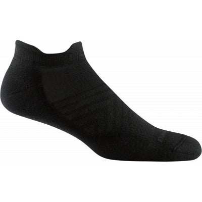 Darn Tough 1054 Run No Show Tab Ultra-Lightweight with Cushion Sock - Black