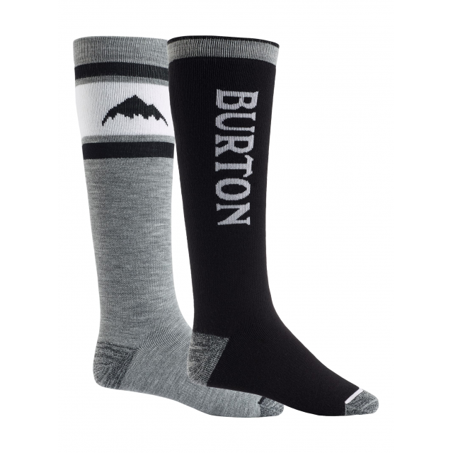Burton Men's Weekend Midweight Socks 2-Pack - True Black