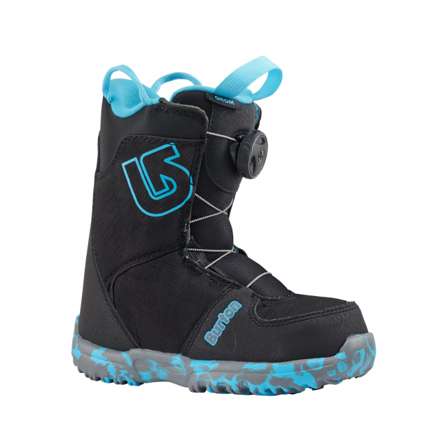 Burton Kids' Grom BOA Snowboard Boots 2026 - Black