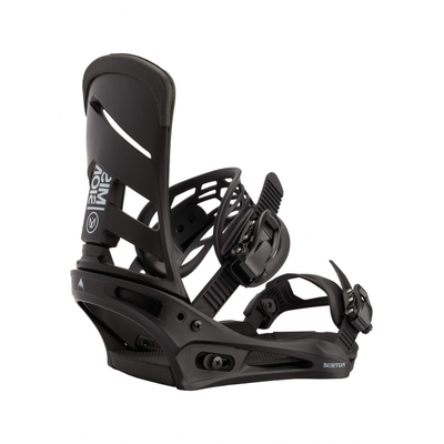 Burton Men's Mission Re:Flex Snowboard Bindings 2026 - Black