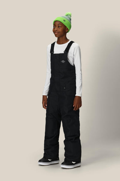 Boys Frontier Insulated Bib - BLACK