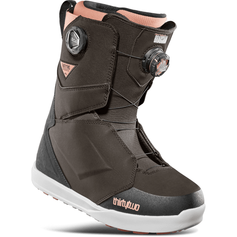 Mens Lashed Double Boa Bradshaw Snowboard Boots 2025 - Brown