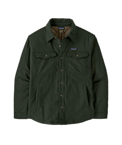 Patagonia Men's Lightweight Insulated Fjord Flannel Shirt - Old Growth Green