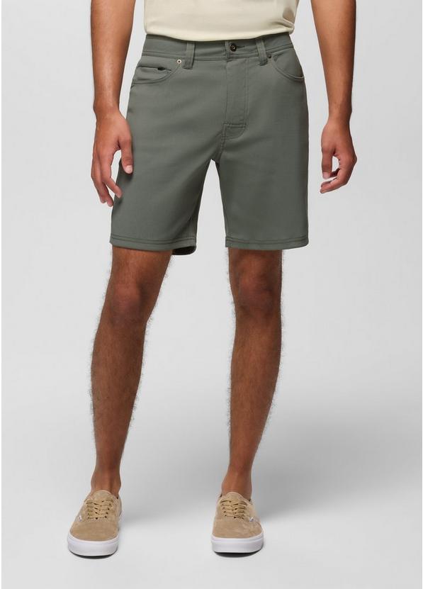 Mens Stretch Zion 5 Pocket Short 1 - Sterling