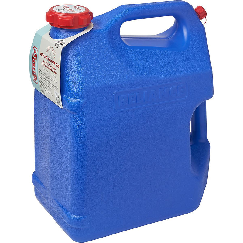 Reliance Jumbo Tainer 7 Gallon Water Jug Red Cap