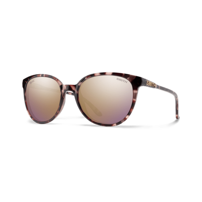 Smith Optics Cheetah Sunglasses - Rose Tortoise / ChromaPop Polarized Rose Gold