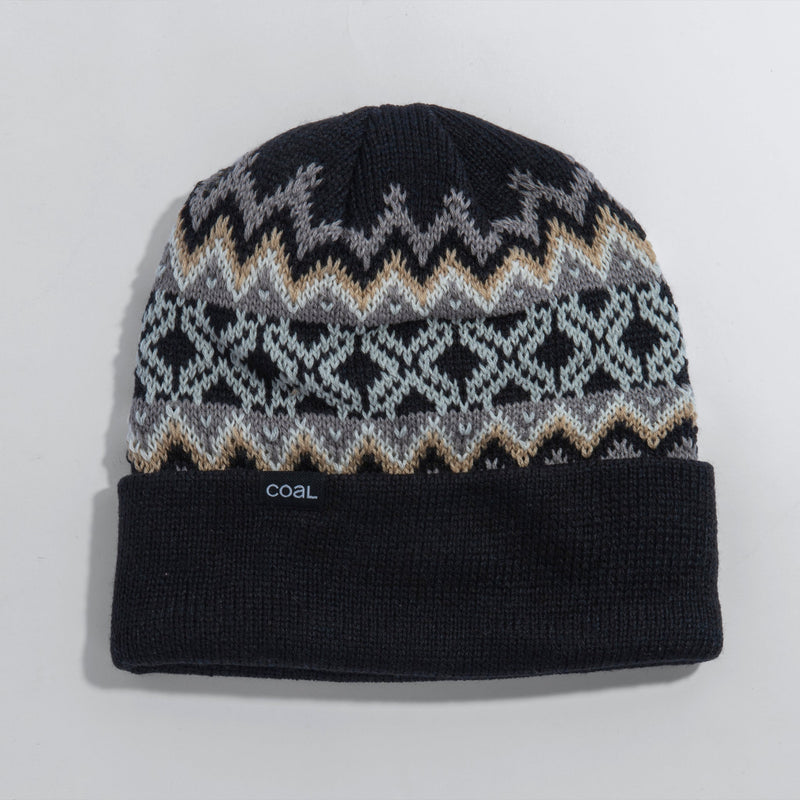 COAL Winters Beanie - Black/Off White