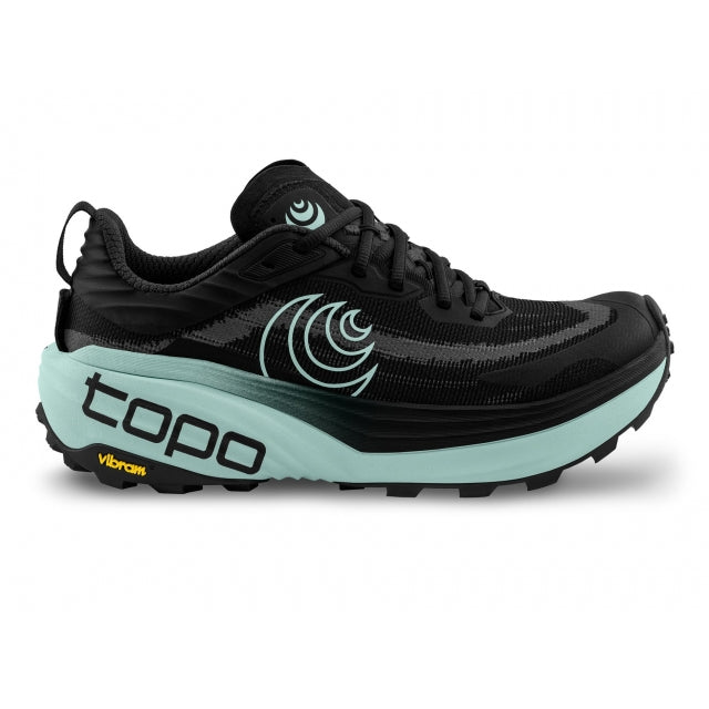 Topo Athletic Women's Vista Trail Running Shoe - Black / Mint
