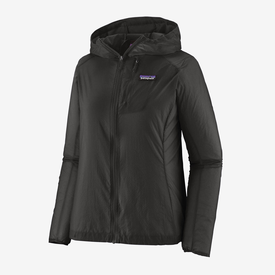 Womens Houdini Jacket - Black w/Black