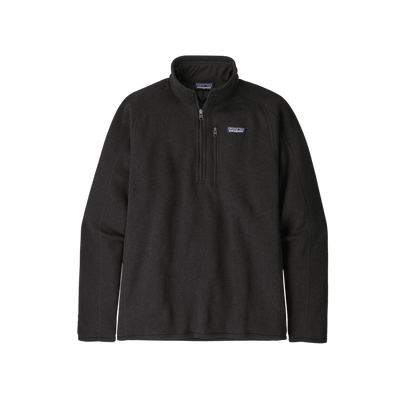 Patagonia Men's Better Sweater 1/4 Zip Fleece - Black
