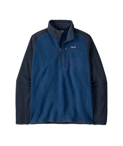 Patagonia Men's Better Sweater 1/4 Zip Fleece - Clement Blue