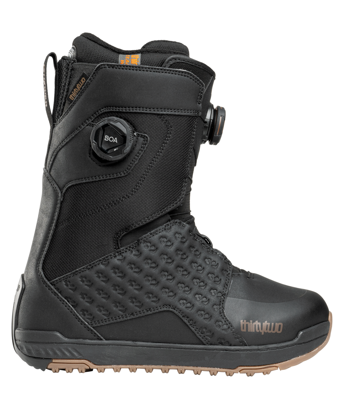 Men's Lashed Double Boa Snowboard Boots 2027 - Black / Black / Gum