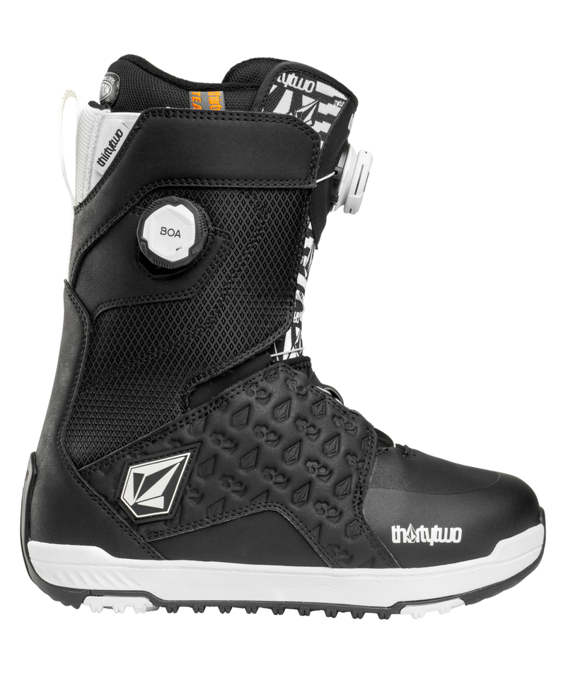 Men's Lashed Double Boa Volcom Snowboard Boots 2027 - Black / White