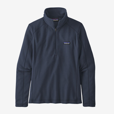 370636 Patagonia Womens Micro D 1 4 Zip - New Navy