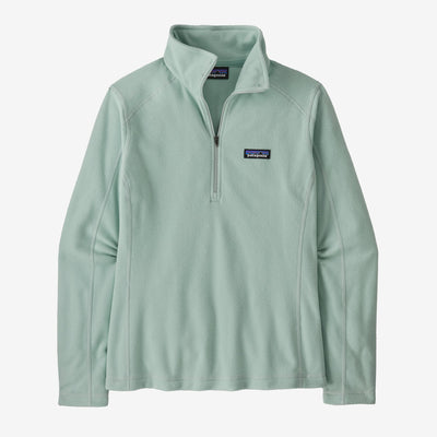 370636 Patagonia Womens Micro D 1 4 Zip - Virtually Blue