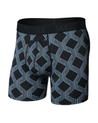 Daytripper Comfort Stretch Boxer Brief Copy - Prestige Check / Black