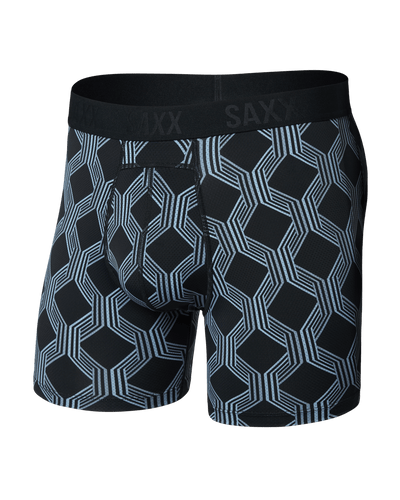 Daytripper Comfort Stretch Boxer Brief Copy - Prestige Check / Black
