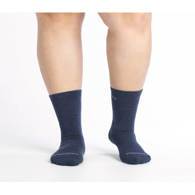 Wide Open 9504 Solid Cusion Crew - Denim