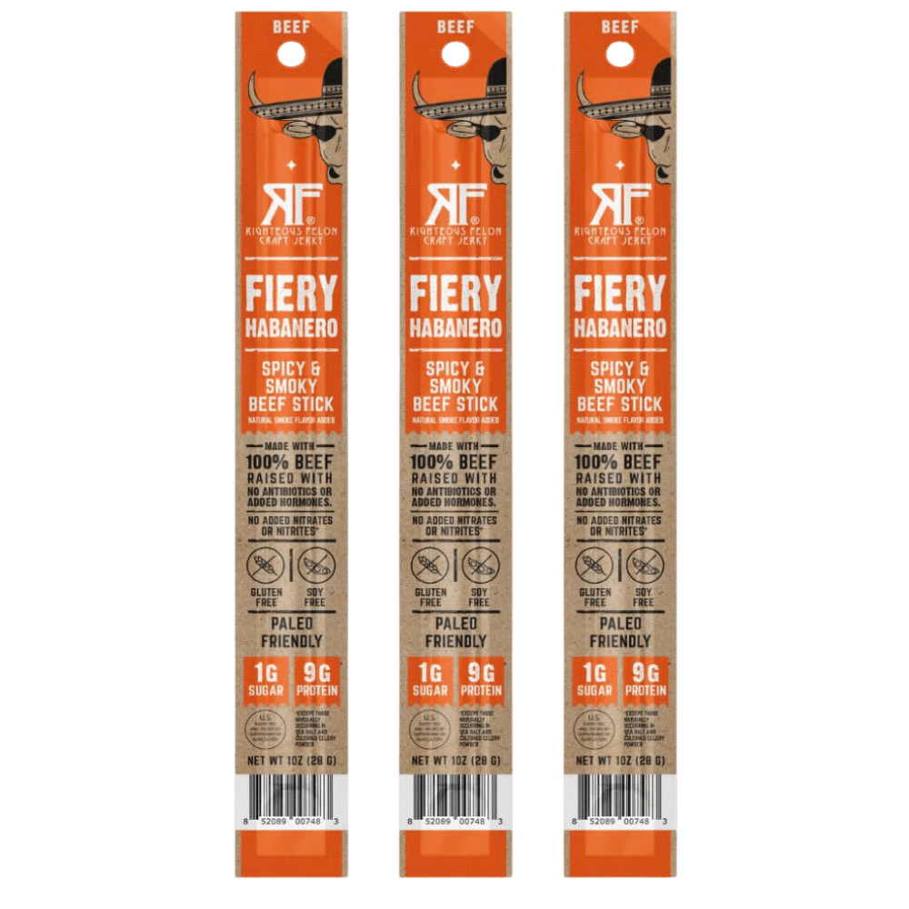 Righteous Felon Fiery Habanero Beef Stick