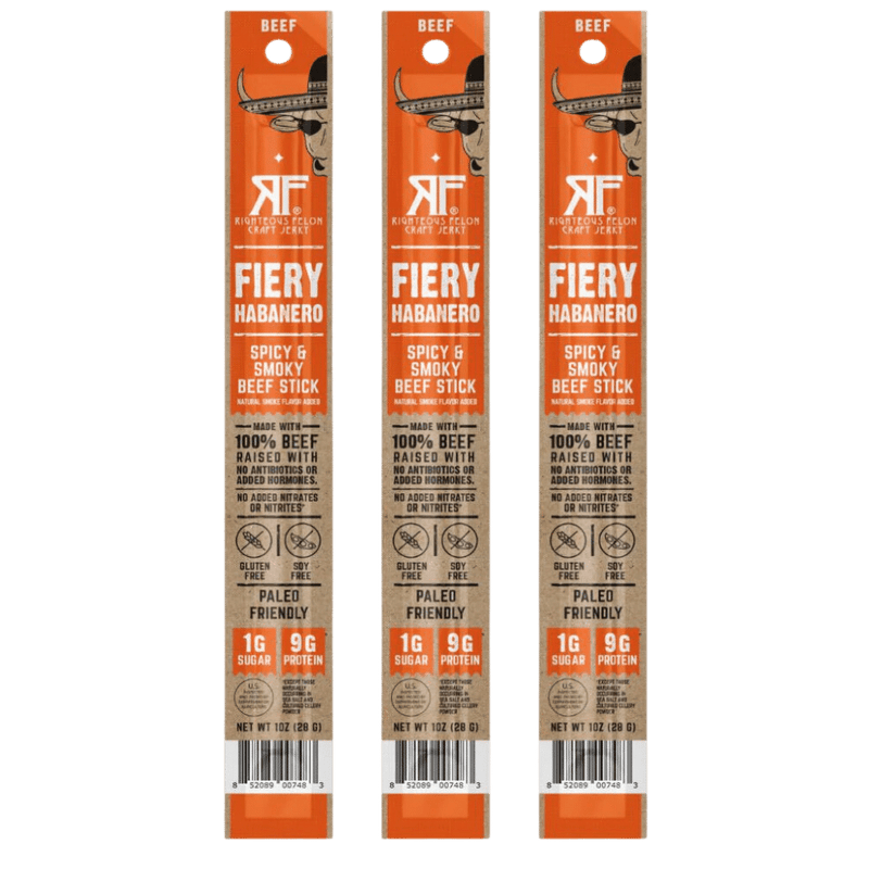 Righteous Felon Fiery Habanero Beef Stick