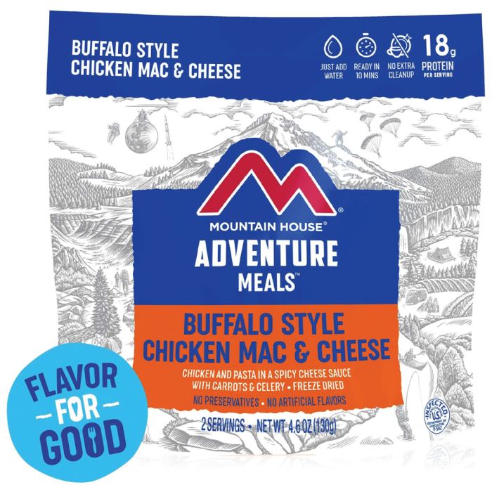 Mountian House Buffalo Style Chicken Mac Cheese