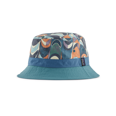 Patagonia Wavefarer Bucket Hat - Swallowtail Geo: Still Blue