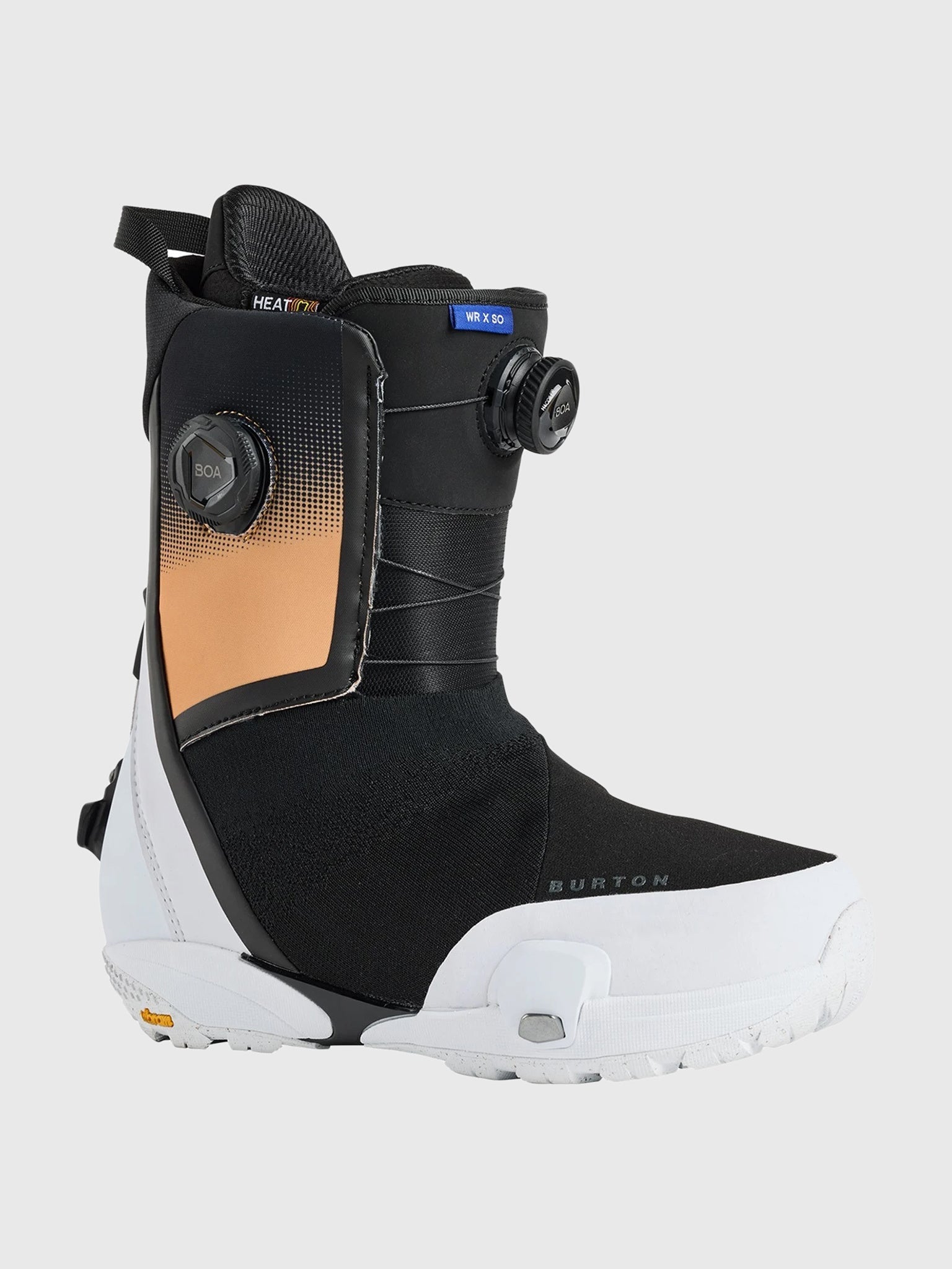 Mens Waverange X Step On Snowboard Boot - Orange Cream/Multi