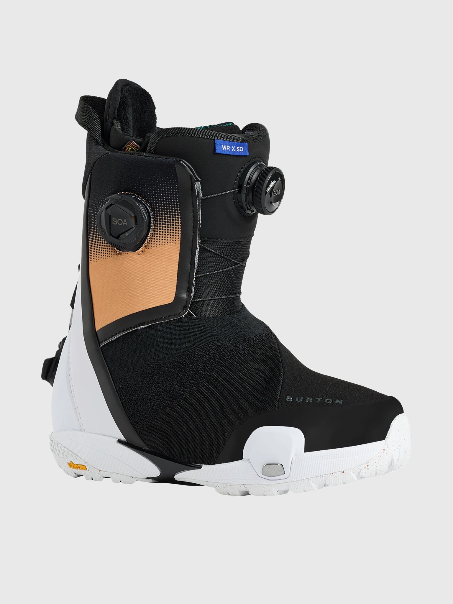 Womens Waverange X Step On Snowboard Boot 2026 - Orange Cream/Multi