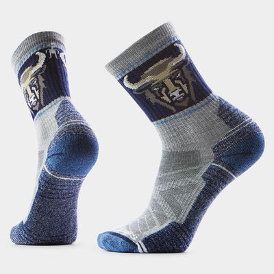 Smartwool Hike Light Cushion Bison Crew Socks - Winter Moss
