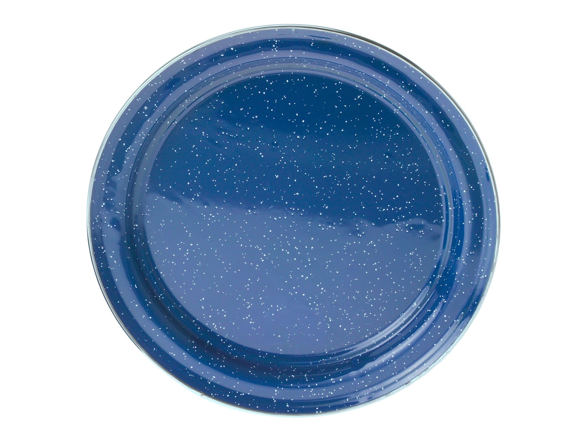 Stainless Steel Rim Enamel Plate