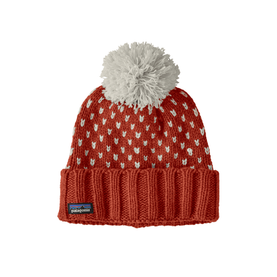 Patagonia Snowbelle Beanie - Offset Dot: Burnished Red